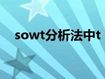 sowt分析法中t（sowt分析是什么意思）