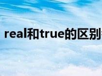 real和true的区别考点（real和true的区别）