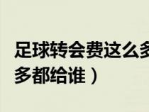 足球转会费这么多都给谁用（足球转会费这么多都给谁）