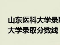 山东医科大学录取分数线2024年（山东医科大学录取分数线）