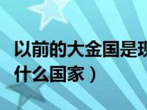 以前的大金国是现在的哪里（以前的大金国是什么国家）