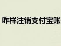 咋样注销支付宝账户（怎样注销支付宝账户）