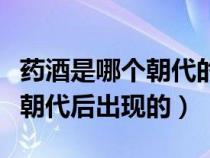 药酒是哪个朝代的之后出现的（药酒是在哪个朝代后出现的）