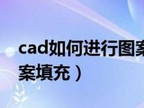 cad如何进行图案填充操作（cad如何进行图案填充）