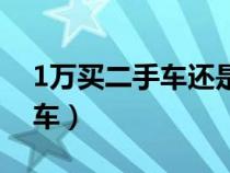 1万买二手车还是买电动汽车好（1万买二手车）