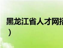 黑龙江省人才网招聘信息网（黑龙江省人才网）