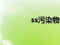 ss污染物性质（ss污染物）