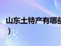 山东土特产有哪些土特产（山东土特产有哪些）