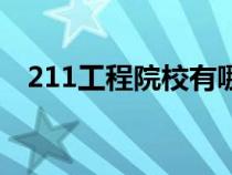 211工程院校有哪些学校（211工程院校）