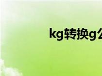 kg转换g公式（kg转换lbs）