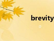 brevity翻译（brevity）