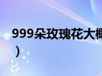 999朵玫瑰花大概需要多少钱（999朵玫瑰花）