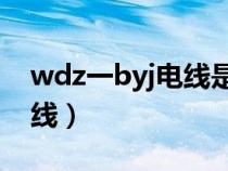 wdz一byj电线是什么电缆（ZRBV是什么电线）