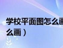 学校平面图怎么画简单又漂亮（学校平面图怎么画）