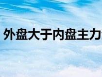 外盘大于内盘主力资金流出（外盘大于内盘）