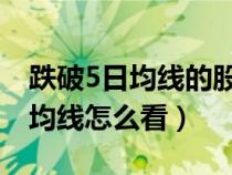 跌破5日均线的股票还可以持仓吗（跌破五日均线怎么看）