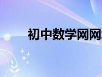 初中数学网网址（初中数学学习网）