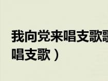 我向党来唱支歌歌词057优酷视频（我向党来唱支歌）