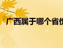 广西属于哪个省份（广西是省还是自治区）