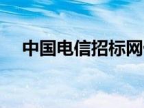 中国电信招标网优点（中国电信招标网）