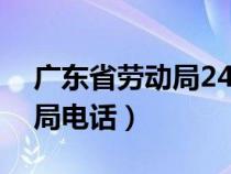 广东省劳动局24小时在线咨询（广东省劳动局电话）