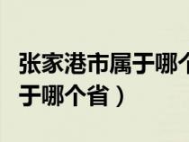 张家港市属于哪个省份的城市啊（张家港市属于哪个省）