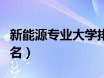 新能源专业大学排名二本（新能源专业大学排名）