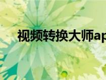 视频转换大师app（视频转换大师官网）