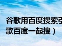 谷歌用百度搜索引擎和百度用有什么区别（谷歌百度一起搜）