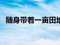 随身带着一亩田地（随身带着一亩三分地）