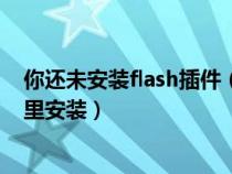 你还未安装flash插件（您还没有安装flash播放器请点击这里安装）