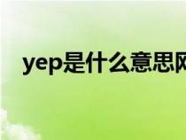 yep是什么意思网络上（yep是什么意思）