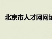 北京市人才网网址（北京市人才市场官网）