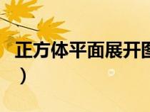 正方体平面展开图怎么做（正方体平面展开图）