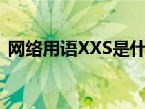 网络用语XXS是什么意思（xxs是什么意思）