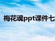 梅花魂ppt课件七彩课堂（梅花魂ppt课件）