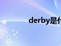 derby是什么牌子（derby）