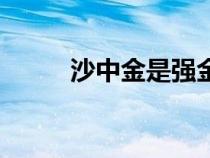 沙中金是强金还是弱金（沙中金）