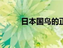 日本国鸟的正确答案（日本国鸟）