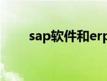 sap软件和erp软件区别（sap软件）