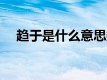 趋于是什么意思数学（趋于是什么意思）