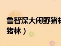 鲁智深大闹野猪林概括200字（鲁智深大闹野猪林）