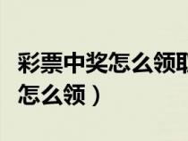 彩票中奖怎么领取奖金上税怎么上（彩票中奖怎么领）