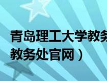 青岛理工大学教务处官网入口（青岛理工大学教务处官网）