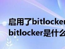 启用了bitlocker的磁盘怎么重装系统（启用bitlocker是什么意思）