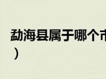 勐海县属于哪个市哪个区（勐海县属于哪个市）