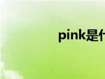 pink是什么意思（pink）