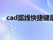 cad弧线快捷键是什么（cad弧线快捷键）