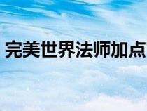 完美世界法师加点官网（完美世界法师代码）