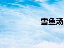 雪鱼汤怎么做（雪鱼）